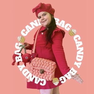 Horgolt női táska � kézzel készült keresztpántos táska - Melánia - Meska.hu