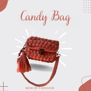 Horgolt női táska � kézzel készült keresztpántos táska - Melánia - táska & tok - kézitáska & válltáska - kézitáska - Meska.hu