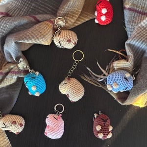 CapyBara kulcstartó/táskadísz, Táska & Tok, Kulcstartó & Táskadísz, Kulcstartó, Horgolás, MESKA