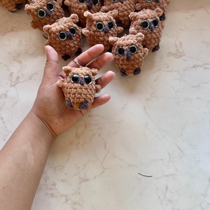 Horgolt bagoly kulcstartó � Kézműves amigurumi bagoly, egyedi ajándék - táska & tok - kulcstartó & táskadísz - kulcstartó - Meska.hu