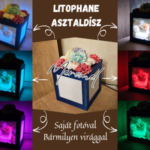 Litophane asztaldísz/éjjeli fény  - otthon & életmód - dekoráció - asztal és polc dekoráció - asztaldísz - Meska.hu