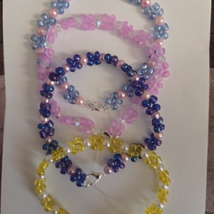 Gyöngyből készült sárga karkötő  - ékszer - karkötő - gyöngyös karkötő - Meska.hu