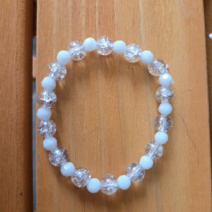 Angyalok és démonok karkötőszett Fehér angyal , Ékszer, Karkötő, Gyöngyös karkötő, , MESKA