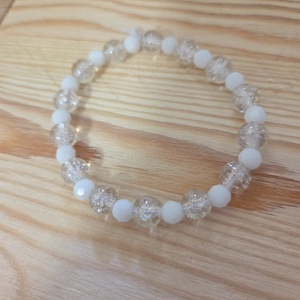 Angyalok és démonok karkötőszett Fehér angyal  - ékszer - karkötő - gyöngyös karkötő - Meska.hu