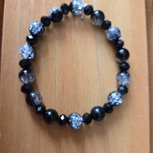 Angyalok és démonok karkötőszett Fekete démon  - ékszer - karkötő - gyöngyös karkötő - Meska.hu