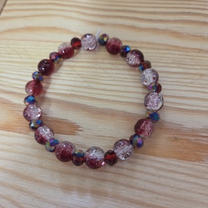 Angyalok és démonok karkötőszett Vörös démon , Ékszer, Karkötő, Gyöngyös karkötő, Gyöngyfűzés, gyöngyhímzés, MESKA