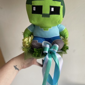 Minecraft csokor - Meska.hu