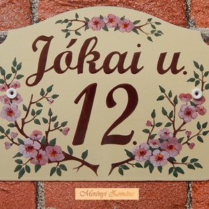 Tűzzománc házszám táblák. -  - Meska.hu