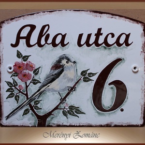 Tűzzománc házszám táblák. - otthon & életmód - Meska.hu