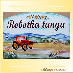 Tűzzománc házszám táblák., Otthon & Életmód, Ház & Kert, Házszám, Tűzzománc, Festett tárgyak, MESKA