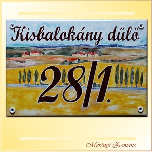 Tűzzománc házszám táblák., Otthon & Életmód, Ház & Kert, Házszám, Tűzzománc, Festett tárgyak, MESKA