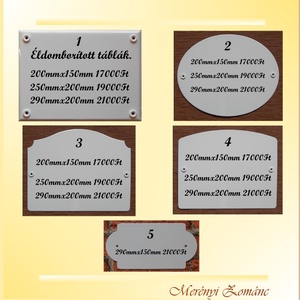 Tűzzománc házszám táblák. - otthon & életmód - ház & kert - házszám - Meska.hu Tűzzománc házszám táblák. - otthon & életmód - ház & kert - házszám - Meska.hu