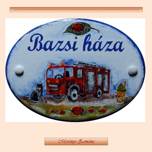 Tűzzománc házszám táblák., Otthon & Életmód, Ház & Kert, Házszám, Tűzzománc, Festett tárgyak, MESKA