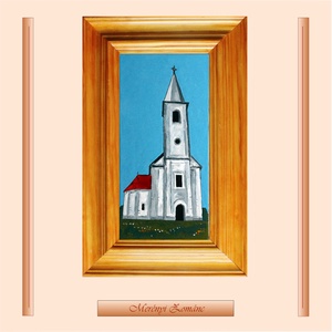 Tűzzománc kép , Művészet, Festmény, Üvegfestmény, Tűzzománc, Festészet, MESKA