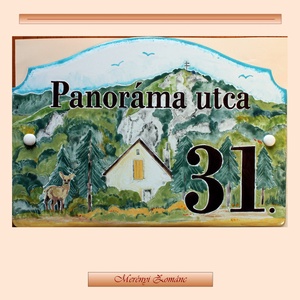 Házszámtábla. - Meska.hu