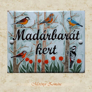 Tűzzománc házszám táblák. - Meska.hu