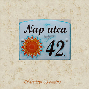 Tűzzománc házszám táblák. - Meska.hu