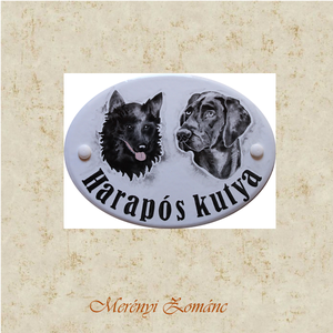 Tűzzománc házszám táblák. - Meska.hu