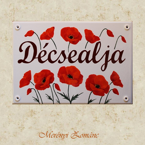 Tűzzománc házszám táblák., Otthon & Életmód, Ház & Kert, Házszám, , MESKA