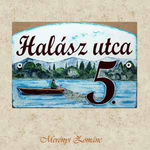 Tűzzománc házszám táblák., Otthon & Életmód, Ház & Kert, Házszám, Tűzzománc, Festett tárgyak, MESKA