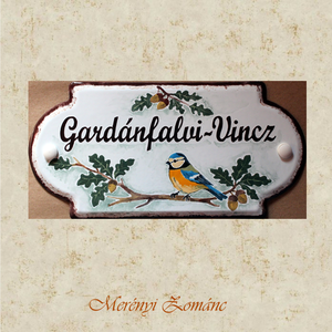 Tűzzománc házszám táblák. - Meska.hu