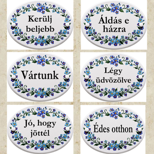  Üdvözlő tábla ajtóra. - otthon & életmód - ház & kert - isten hozott tábla - Meska.hu