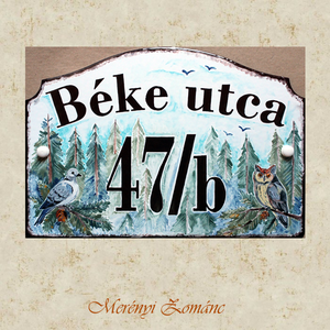  Házszámtábla.  - Meska.hu