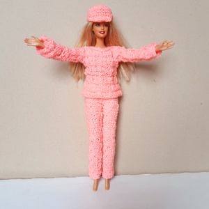 kötött Barbie baba szabadidő ruha - játék & sport - baba & babaház - barbie ruhák - Meska.hu