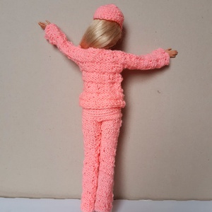kötött Barbie baba szabadidő ruha - játék & sport - baba & babaház - barbie ruhák - Meska.hu