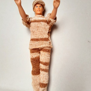 kötött Barbie, Ken baba szabadidő ruha - Meska.hu
