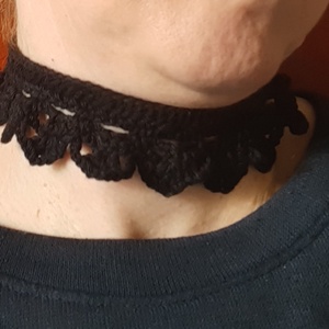 Női horgolt nyakpánt, Ékszer, Nyaklánc, Nyakpánt, gallér, Horgolás, MESKA