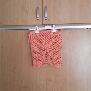 Kézzel horgolt felső, szoknya, strandra - Meska.hu