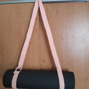 kézzel horgolt jógatartó heveder - játék & sport - sport és kikapcsolódás - jóga, pilates, torna - jógatáska - Meska.hu