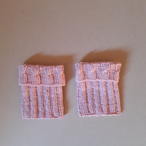 Kézzel kötött bokamelegítő - ruha & divat - cipő & papucs - lábszármelegítő - Meska.hu