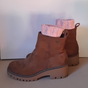 Kézzel kötött bokamelegítő, Ruha & Divat, Cipő & Papucs, Lábszármelegítő, Horgolás, MESKA