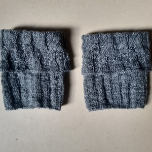 Kézzel kötött bokamelegítő - ruha & divat - cipő & papucs - lábszármelegítő - Meska.hu