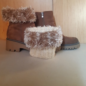 Kötött bokamelegítő, lábszármelegítő - Meska.hu