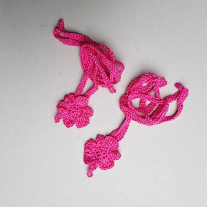 horgolt kézdísz, babalábdísz - esküvő - meghívó & kártya - koszorúslány felkérő - Meska.hu