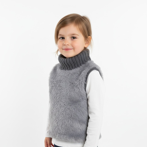 Kézzel kötött gyerek poncsó, mellény - Meska.hu