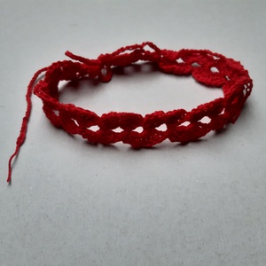 Horgolt kislány babafejpánt - ruha & divat - gyerekruha - ruha - Meska.hu