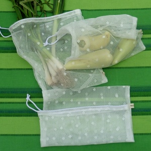 3 db/csomag hálós bevásárló zsák  -  - Meska.hu