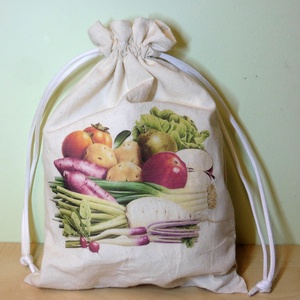 Frissen tartó zöldséges, gyümölcsös zsák PUL betéttel - Meska.hu