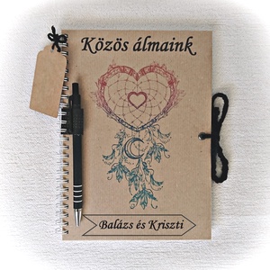 Pénzátadó bakancslista esküvőre belül borítékkal, golyóstollall,nászajándék,napló, fényképalbum, névre szóló  -  - Meska.hu