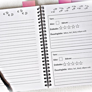 Családi bakancslista napló,nyomtatott lapokkal,ajándék golyóstollal,álomfogó,füzet, jegyzetfüzet,rusztikus ,A5 méret 2. - karácsony - karácsonyi ajándékozás - Meska.hu