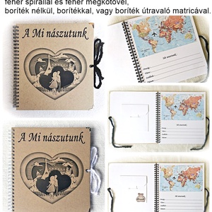 NÁSZÚT, Nászajándék beragsztós fényképalbum, esküvőre, borítékkal, nászajándék,évforduló,  pénzátadó, pénz átadó - esküvő - emlék & ajándék - nászajándék - Meska.hu
