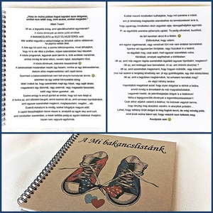Bakancslista pároknak, keményfedeles napló, album, fényképalbum  - otthon & életmód - papír, írószer - jegyzetfüzet & napló - Meska.hu