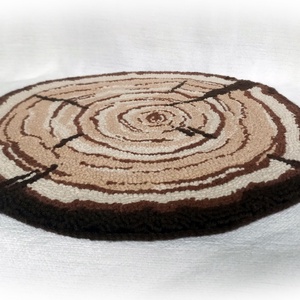 Fakorong, ami puha: asztali szőnyeg, asztalközép, bútorvédő,  mécsestartó, váza alátét, dekorációs szőnyeg - otthon & életmód - dekoráció - asztal és polc dekoráció - dekorációs tál, tartó - Meska.hu