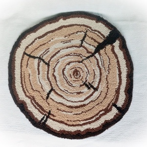 Fakorong, ami puha: asztali szőnyeg, asztalközép, bútorvédő,  mécsestartó, váza alátét, dekorációs szőnyeg - otthon & életmód - dekoráció - asztal és polc dekoráció - dekorációs tál, tartó - Meska.hu