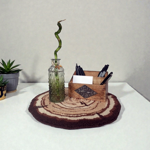 Fakorong, ami puha: asztali szőnyeg, asztalközép, bútorvédő,  mécsestartó, váza alátét, dekorációs szőnyeg - Meska.hu