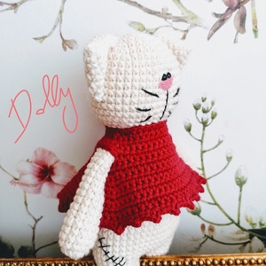 Vintage amigurumi cica - játék & gyerek - plüssállat & játékfigura - cica - Meska.hu Vintage amigurumi cica - játék & gyerek - plüssállat & játékfigura - cica - Meska.hu